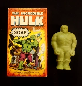 L'incredibile saponetta Hulk Bar 1979 Marvel Comics nuovo con scatola - Foto 1 di 3