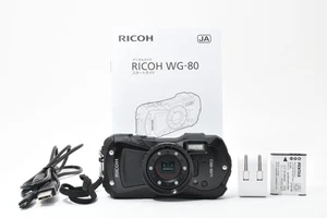 [Near Mint] RICOH WG-80 Black Waterproof Compact Digital Camera From JAPAN #C578 - Picture 1 of 11