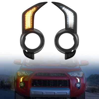 Lámpara antiniebla LED diurna con intermitente para Toyota 4Runner 2014-2021 Foto 1 de 4