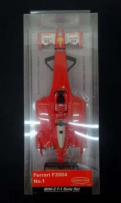 Kyosho Mini-Z Karosserie Ferrari F2004 F1 RC Auto Maßstab 1:28 Rennmodell Set - Bild 1 von 4