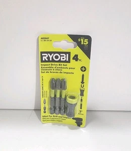 Ryobi AR2047  Impact Driver Bit Set 4pc.   - Picture 1 of 1