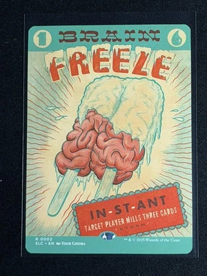 MTG Secret Lair Encyclopedia of Magic the Gathering Brain Freeze Rare - Image 1 of 2