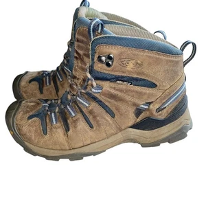 Botas Keen Durand II para mujer talla 9,5 sendero de senderismo color azulado tostado impermeables medias - Imagen 1 de 7