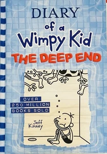 Jeff Kinney DIARY OF A WIMPY KID The Deep End 1st Ed. Autographed Signed Book - Picture 1 of 2