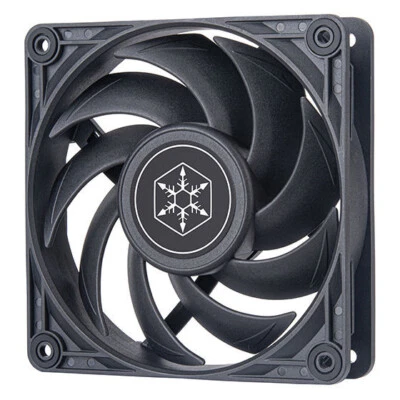 Silverstone VS120B 120mm High Airflow Rubber Padding Fan, 4PIN PWM - Image 1 of 3