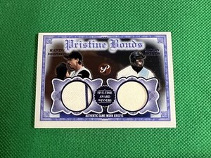 2003 Topps Pristine Bonds Dual Relics #BJ Barry Bonds Randy Johnson Giants
