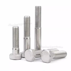 Tornillo de cabeza hexagonal roscado parcial M10 / 10 mm pernos hexagonales A2 304 acero inoxidable DIN931 - Imagen 1 de 8
