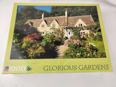 GLORIOUS GARDENS SURE-LOX  Ancient Cottage PUZZLE 1000 PIECES - Brand New - Image 1 of 4