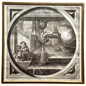 1640er Jahre Adriaen Pietersz Van de Venne Tulpenstich - Bild 1 von 4