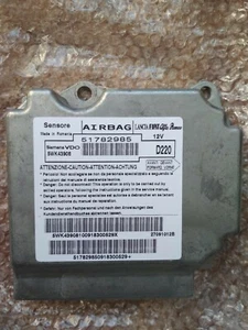 Fiat 500 Sensor 51782985 5WK43908 Airbag Ecu Module - Imagen 1 de 2