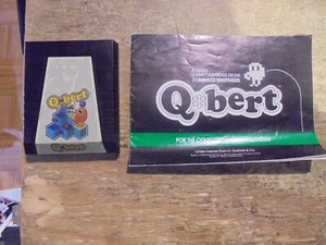 Colecovision Qbert Cartridge & Manual - Tested & WORKS! Q-Bert - Picture 1 of 4