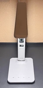 OTTLITE Executive White LED Desk Lamp Light 2.1A USB Charging Port U13A - Picture 1 of 3