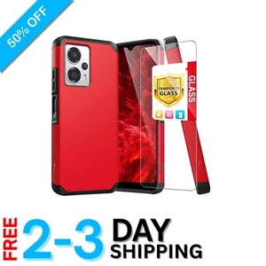 Dual Layer Shockproof Phone Case for Cricket Outlast 5G & AT&T Motivate Pro 5G - Zdjęcie 1 z 11