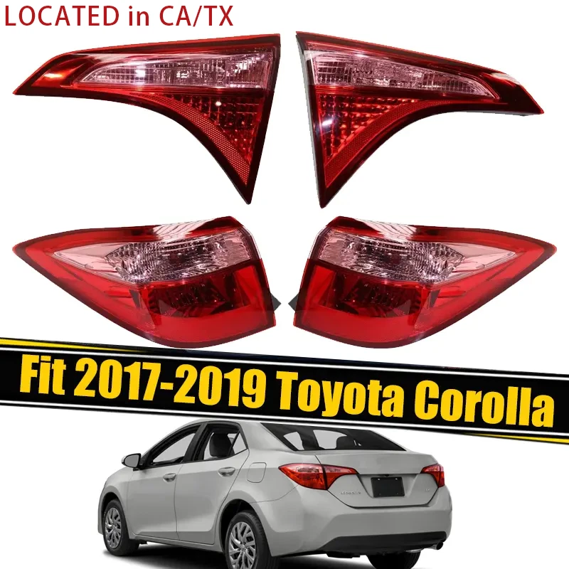 Luces traseras para Toyota Corolla 2017-2018 2019 luces traseras exteriores interiores izquierda derecha Foto 1 de 4