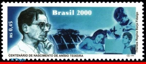 2756 BRAZIL 2000 ANISIO TEIXEIRA, EDUCATOR, SCIENCE, MI# 3050 RHM C-2294, MNH - Picture 1 of 2