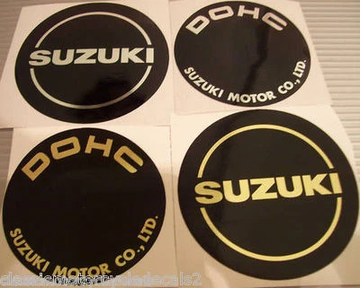 SUZUKI GS1000 GS1000S ENGINE COVER DECALS EMBLEMS READ THE DESCRIPTION - Image 1 of 2