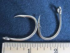 50 Eagle Claw Nickel Live Bait Hooks 7/0 FL318NMAG Tuna Wahoo  FREE FAST SHIP