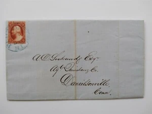 Cubierta de carta plegable de Rhode Island: Providence 1851 08/26 #10 a Connecticut - Imagen 1 de 4