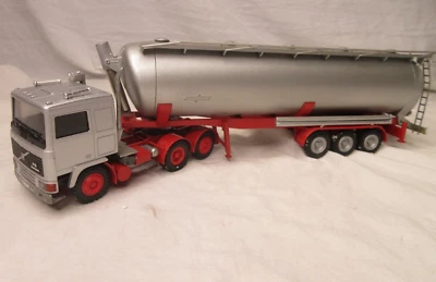 1/50 CONRAD #4315 VOLVO F12 TRUCK w/ Sattel SILO Bulk Tanker Trailer HTF - Image 1 of 4