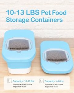 Pet Food Storage Container Collapsible 