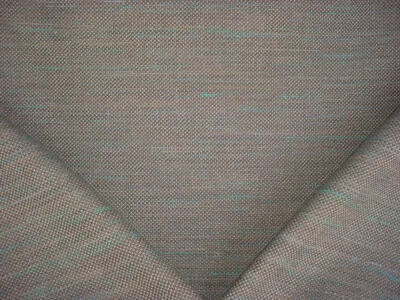 2Y Marvic of London 5908-1 Lustria Teal Linen Textured Weave Upholstery Fabric - Image 1 of 3
