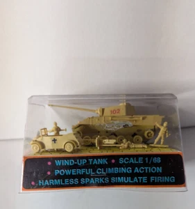 Original Schuco 1:68 Scale Wind Up Military Tank SEALED/NOS - Picture 1 of 6