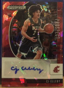 CJ Elleby Prospect Autographs Rookie Prizm Draft Picks 2020 NCAA Basketball