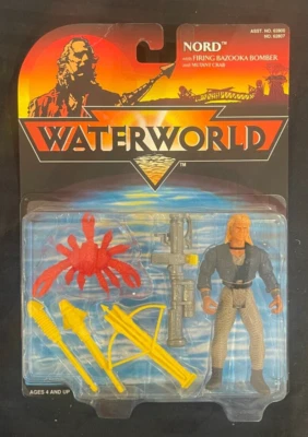 Boneco de ação Waterworld Nord com disparo Bazzoka bombardeiro 1995 Kenner - Imagem 1 de 2