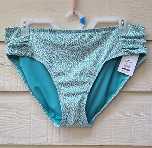 Time and Tru Damen Plus 2X Rüschen klassisch Bikini Badeanzug Unterteil Türkis Bucht - Bild 1 von 7