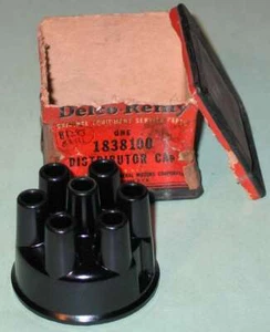 1926-1942 GM MoPar Nash Reo Studebaker NOS Delco distributor cap 1838100 - Picture 1 of 2