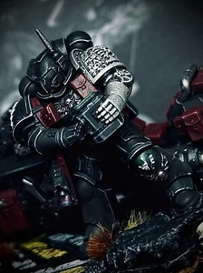 Dark Angels (Ravenwing) Deathwatch Primaris Outrider Custom Miniature (x1) - Picture 1 of 9