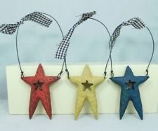 Set of 3 hanging stars Red, White and Blue - New by Blossom Bucket #19061