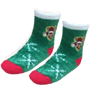 CALZINI ANTISCIVOLO NATALE BAMBI DISNEY IN SPUGNA UN PAIO BAMBINI 24/34 - VH0694 - Foto 1 di 4
