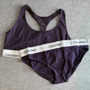 Calvin Klein Icon Cotton Modal Unlined Bralette & Bikini NWOT - Picture 1 of 7