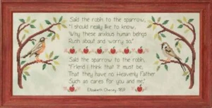 Overheard In An Orchard GP-246 by Glendon Place cross stitch pattern - Picture 1 of 1