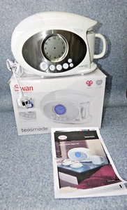 Swan STM100N Teasmade - Rapid Water Boiler, Reading light and LCD Analogue Clock - Picture 1 of 4