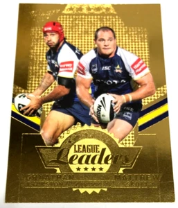 2012 NRL DYNASTY GOLD LEAGUE LEADERS CHASE CARD LLG9 THURSTON/SCOTT-COWBOYS - Picture 1 of 2