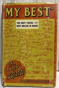 My Best: The Best Tricks from the Best Brains in Magic Book HB VTG - Picture 1 of 19