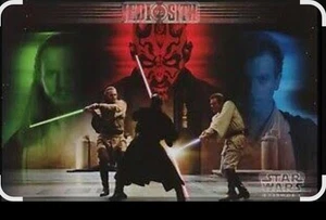 Vintage 1999 Star Wars Ep. 1 Auf einen Blick 24x36 Poster 1811 SW Jedi Battle Sealed - Bild 1 von 2