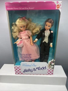 1991 VTG Barbie Wedding Day Kelly and Todd Mattel 2820 Open Box - Picture 1 of 9