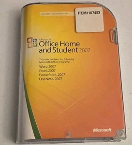 Microsoft Office 2007 Home and Student w/ Product Key - Excel Word PowerPoint - Picture 1 of 1