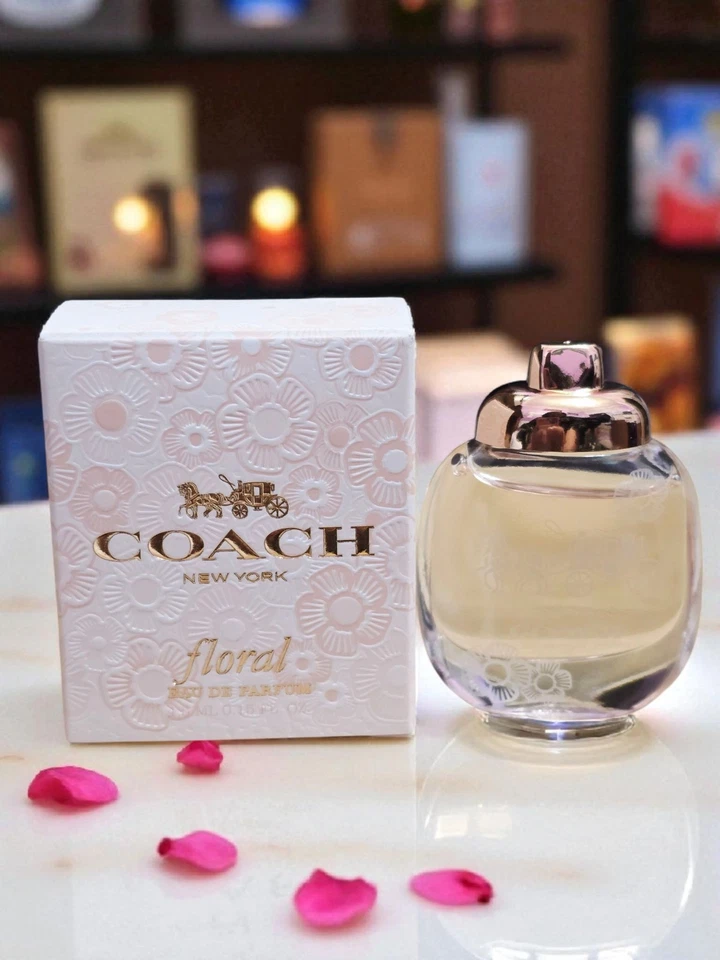 Coach Floral Blush Parfum EDP 0.15 Oz 4.5 Ml Womens Mini Perfume Fragrance