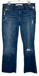 Pantalones de mezclilla Joe’s Honey para mujer desgastados tiro bajo lavado ligero talla 32 - Imagen 1 de 7