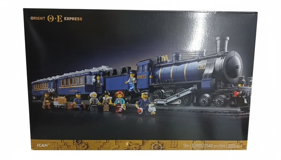 Brand New Orient Express Train Model - like LEG0 21344 - Sealed Box As Pictured  - Image 1 of 4