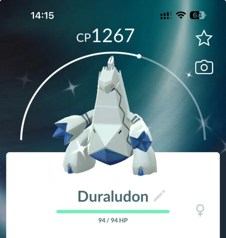 Pokémon Brillante Dynamax Duraludon P T C 0r Comercio GO Leer Descripción Foto 1 de 1