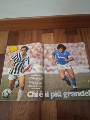 GUERIN SPORTIVO OCT 1985 MARADONA Vs PLATINI,MILAN-LEIPZIG 2-0,TORINO-HAJDUK 1-1 - Image 1 of 4