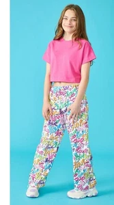 iscream + Corey Paige Designs Love Letters Fleece Pants Girls M 10/12 - Picture 1 of 4