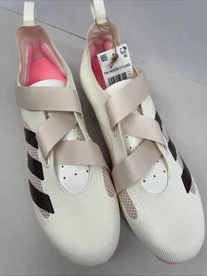 Adidas The Indoor Cycling Shoes Mens 10 Women’s 11 Cream/ Brown - Image 1 of 4