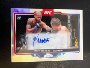 2025 Topps UFC Chrome Trey Waters Rookie Auto Refractor Rookie #/199 Free SH - Picture 1 of 2