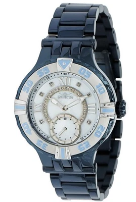Женские часы Invicta Subaqua 0,13 карата бриллиант перламутровый циферблат синие 39542 - Изображение 1 из 2